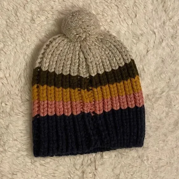 NWT Madewell Hat PomPom Multicolored - Picture 3 of 8